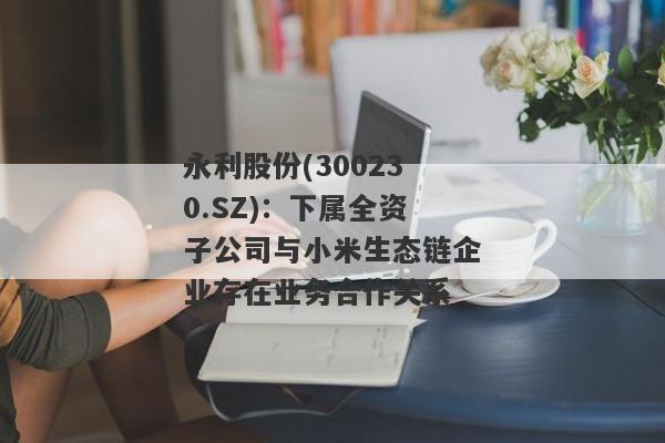 永利股份(300230.SZ)：下属全资子公司与小米生态链企业存在业务合作关系