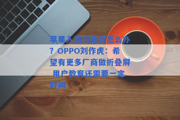 苹果入局折叠屏怎么办？OPPO刘作虎：希望有更多厂商做折叠屏 用户教育还需要一定时间