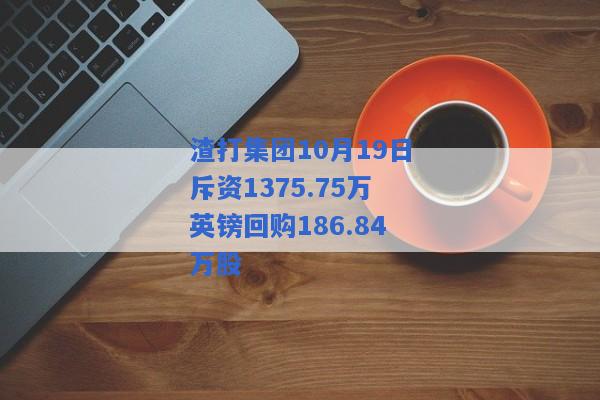 渣打集团10月19日斥资1375.75万英镑回购186.84万股