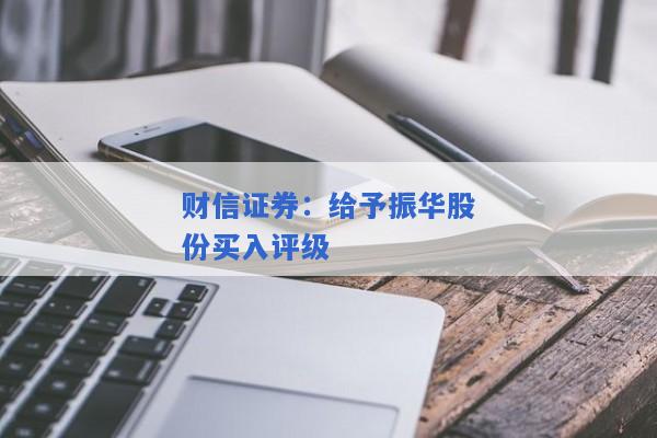 财信证券：给予振华股份买入评级