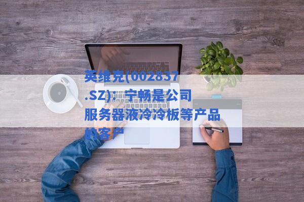 英维克(002837.SZ)：宁畅是公司服务器液冷冷板等产品的客户