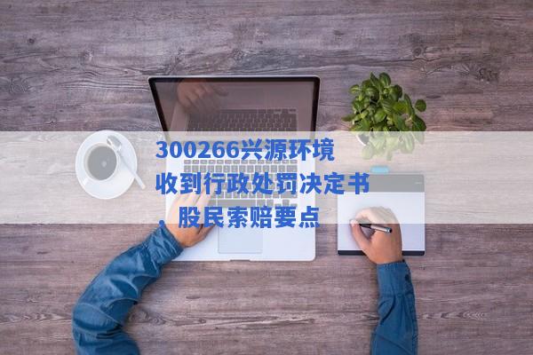 300266兴源环境收到行政处罚决定书 ，股民索赔要点