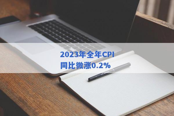 2023年全年CPI同比微涨0.2%