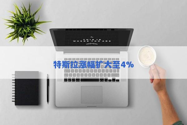 特斯拉涨幅扩大至4%