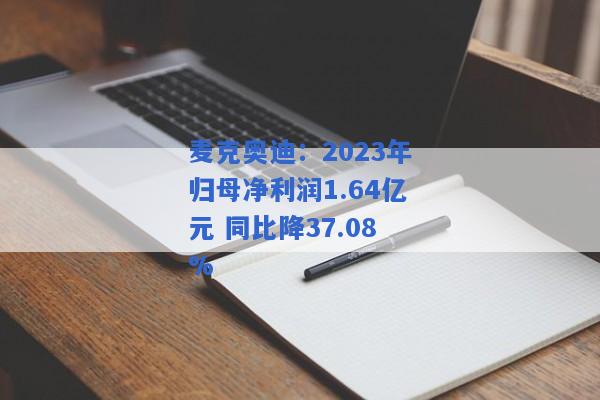 麦克奥迪：2023年归母净利润1.64亿元 同比降37.08%