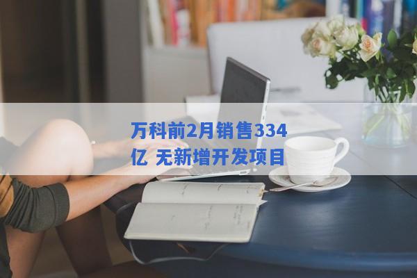 万科前2月销售334亿 无新增开发项目