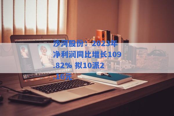 沙河股份：2023年净利润同比增长109.82% 拟10派2.16元